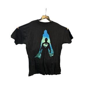 DC Comics Batman vs Superman Dawn of Justice T Shirt XL Unique Shadow Print